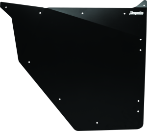 Polaris Ranger XP 1000 UTV Doors - Front Passenger - DragonFire Racing - Replacement Door Skin - Black - `18-`23